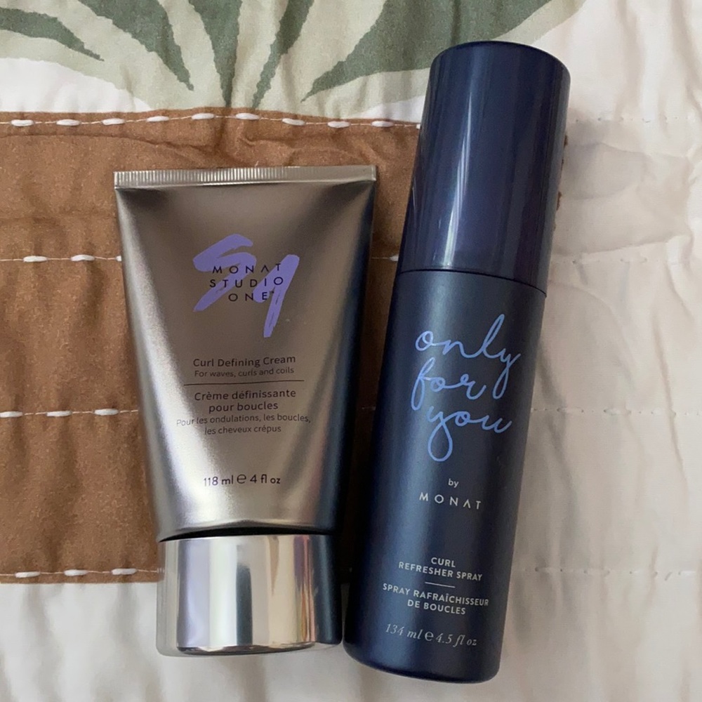 Monat Curl Defining Cream & Curl Refresher Spray